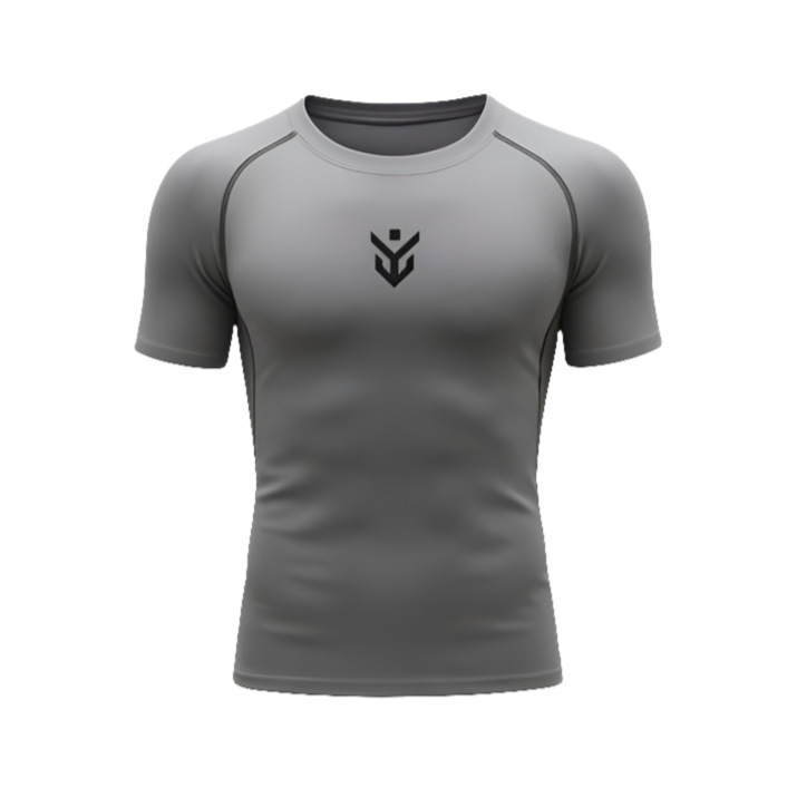 Discipline Compression Top – Iron Grey